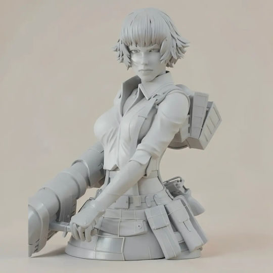 Unpainted 3D Figure Lady From Devil May Cry Painting DIY Gift Colors 15.2 Cm 1:12