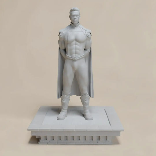 Άβαφη 3d Sammelbare Figur Homelander Stand From Boys Βάψιμο Diy Δώρο Χρώματα 30 Cm 1:6