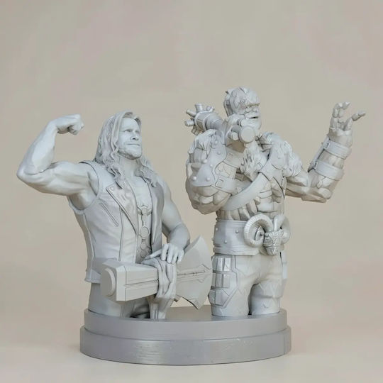 Άβαφη 3d Φιγούρα Casual Thor Βάψιμο Diy Δώρο Χρώματα 20 Cm 1:8