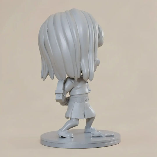 Небоядисана 3D Фигура Nobara Kugisaki Chibi Jujutsu Kaisen 3D Модел Боядисване DIY Подарък Цветове 15,2 См 1:12