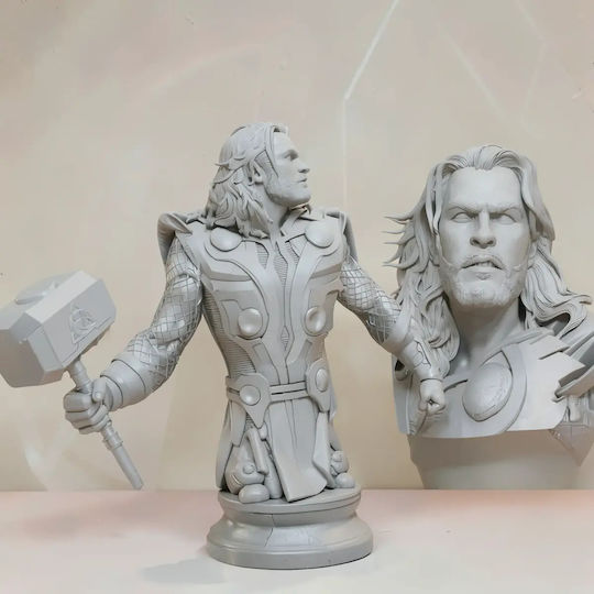 Figurină 3D Nevopsită Thor Avenger Vopsire DIY Cadou Culori 30 Cm 1:6