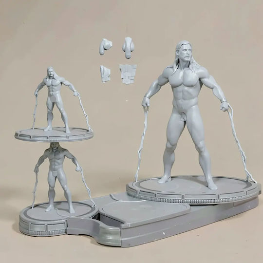 Unpainted 3D Figure Thor Naked NSFW Painting DIY Gift Colors 20 cm 1:8