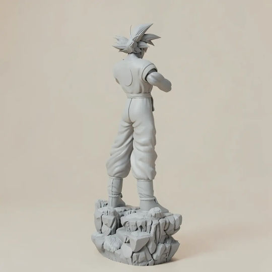 Άβαφη 3D Фигура Goku Classic V2 3D Печат Модел Dragonball 3D Модел Боядисване DIY Подарък Цветове 30 см 1:6