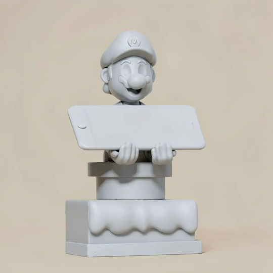 Unpainted 3D Figure Mario Luigi Joystick Holder 3D Painting DIY Gift Colors 15.2 Cm 1:12