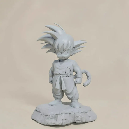 Άβαφη 3d Φιγούρα Goku Kid Pillar 3d Βάψιμο Diy Δώρο Χρώματα 30 Cm 1:6