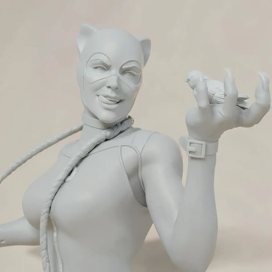 Unpainted 3D Figur Catwoman Chicken Bust Ready To Paint Diy Geschenk Farben 20 Cm 1:8