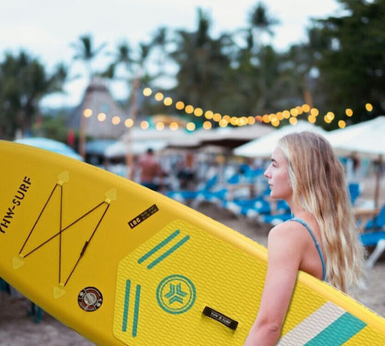 Homeone Aufblasbar SUP Board mit Länge 3.2m Gelb