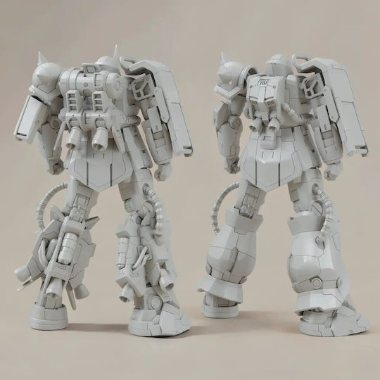 Unpainted 3D Figure Zaku Cyclops II Gundam Painting DIY Gift Colors 20 Cm 1:8