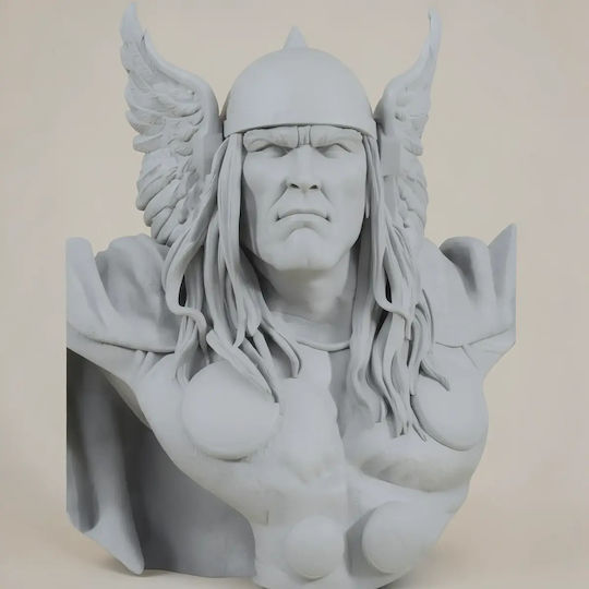 Unpainted 3D Figure Thor Portrait Bust Comics 358mm Painting DIY Gift Colors 30 cm 1:6