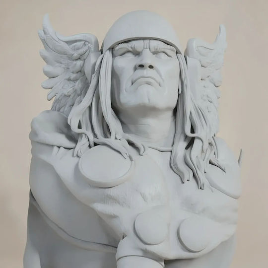 Unpainted 3D Figure Thor Portrait Bust Comics 358mm Painting DIY Gift Colors 30 cm 1:6