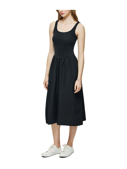 Summer Midi Dress Black