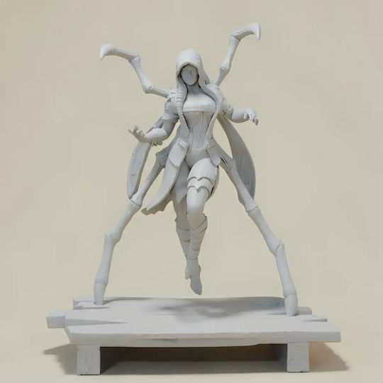 Άβαφη 3D Фигура D Vorah От Mortal Kombat Боядисване DIY Подарък Цветове 30 см 1:6
