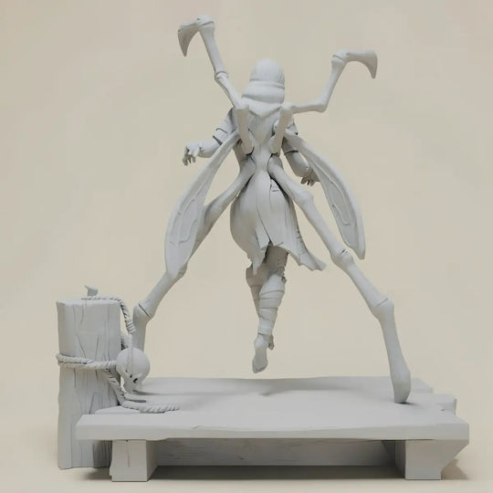 Άβαφη 3D Фигура D Vorah От Mortal Kombat Боядисване DIY Подарък Цветове 30 см 1:6