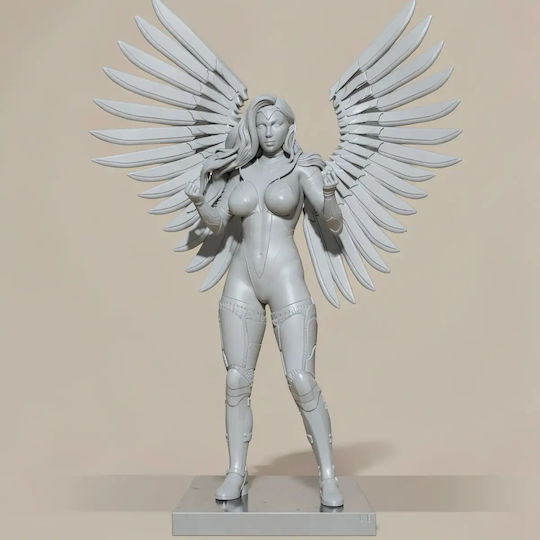 Unpainted 3D Figur Wonder Woman Golden Wing Painting Diy Geschenk Farben 15,2 Cm 1:12