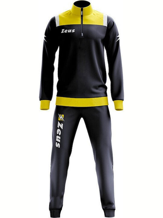 Training Vesuvio Men's Sweatpants Set Glossy with Elastic Navy Blue