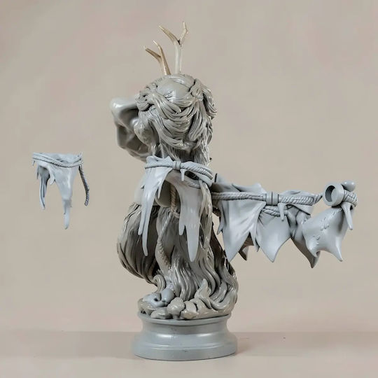 Άβαφη 3d Sammelbare Figuren Blade Wolf Pen Holder Basis Diy Δώρο Χρώματα 15,2 Cm 1:12