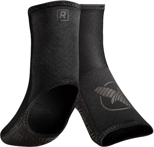 Hayabusa Ashi Mma Foot Grips - Black Adults Martial Arts Leg Protectors Black Pair