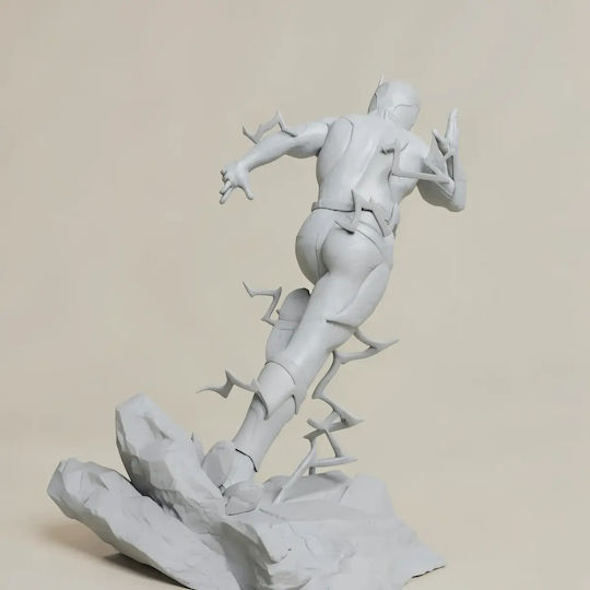 Unbemalte 3d Figur Flash Ezra Miller Laufende 3d Druck Figurine Bemalen Diy Geschenk Farben 20 Cm 1:8
