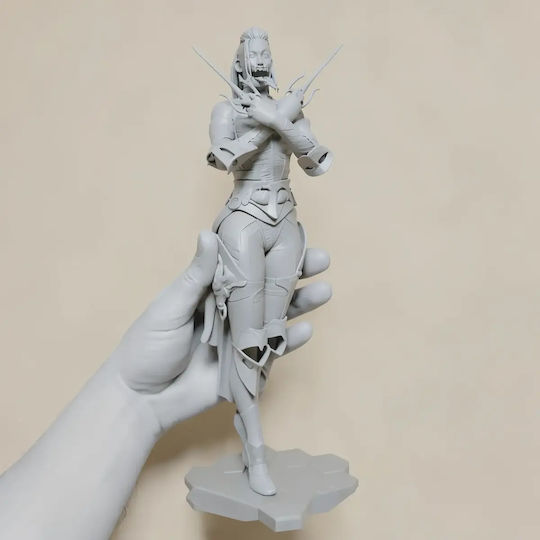 Небоядисана 3D Фигура Mileena Mortal Kombat 12 3D Модели За Печат Боядисване DIY Подарък Цветове 30 См 1:6