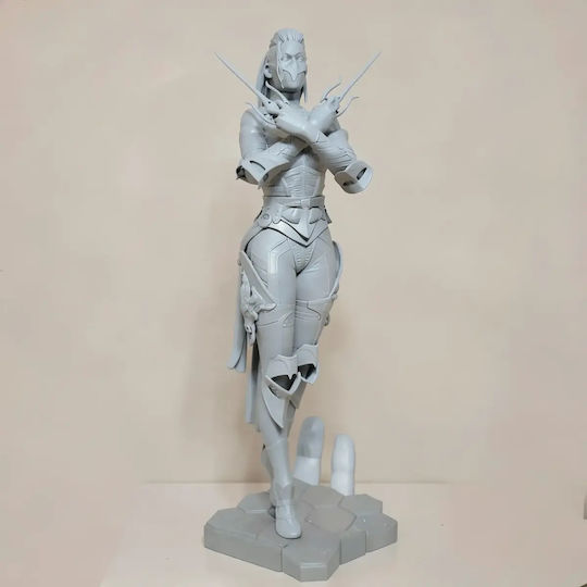 Небоядисана 3D Фигура Mileena Mortal Kombat 12 3D Модели За Печат Боядисване DIY Подарък Цветове 30 См 1:6