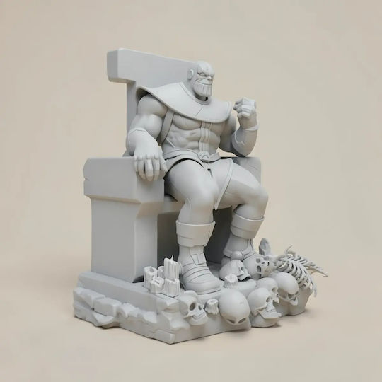 Άβαφη 3D Фигура Танос На Черепен Трон 1 6 Боядисване DIY Подарък Цветове 20 См 1:8