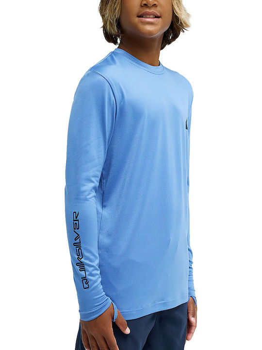 Quiksilver Everyday Surf Kids Swimwear Rashguard Light Blue