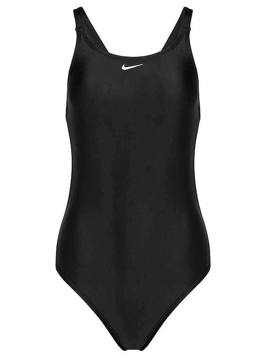 Athletic One-Piece Swimsuit Black