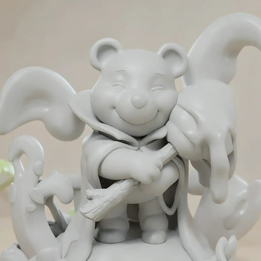 Небоядисана 3D Фигура Chibi Pooh Disney Lorcana Боядисване DIY Подарък Цветове 20 см 1:8