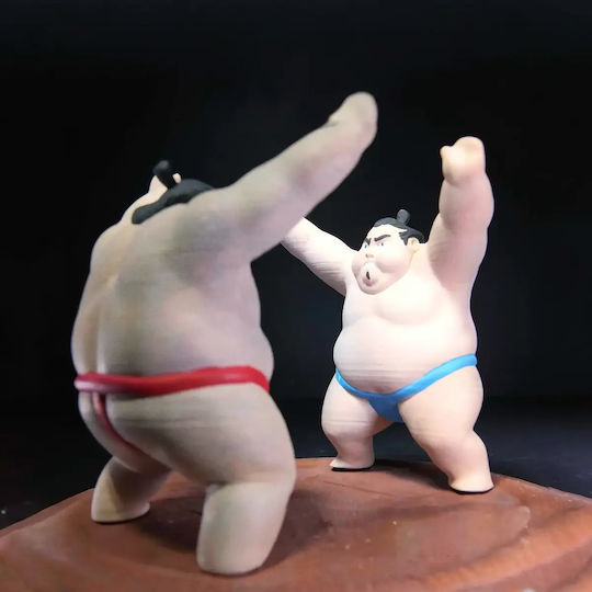 Unpainted 3D Figure Super Basic Sumo Napkin Holder Painting DIY Gift Colors 15.2 Cm 1:12