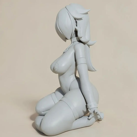 Unpainted 3D Figure Goth Rosalina Super Mario Pin Up Painting DIY Gift Colors 30 Cm 1:6