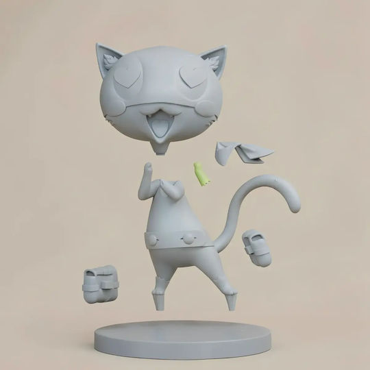 Άβαφη 3d Фигура Morgana Persona 5 Digital Боядисване Diy Подарък Цветове 30 См 1:6