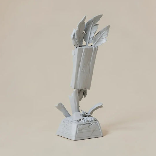 Небоядисана 3D Фигура Aku Aku Crash Bandicoot 3D Боядисване DIY Подарък Цветове 30 См 1:6