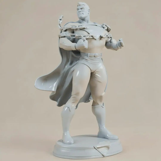 Небоядисана 3D Фигура Superman Breaking Chains 3D Печатана Фигурка Боядисване DIY Подарък Цветове 20 См 1:8