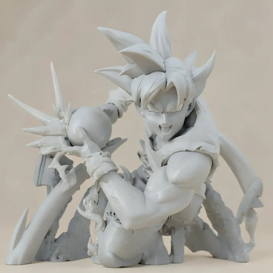 Άβαφη 3D Фигура Dragonball Super Goku Ultra Instinct 3D Печат Модели Боядисване DIY Подарък Цветове 30 см 1:6