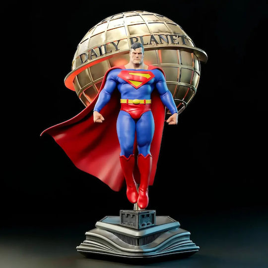 Sammlbare 3d Figur Superman Daily Planet Aus Dc Bemalbar Diy Geschenk Farben 15,2 Cm 1:12