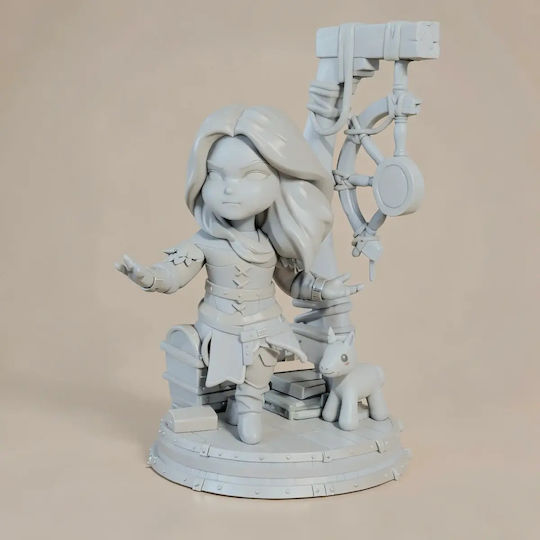Unbemalte 3d Figur Witcher Chibi Set 4 Modelle Bemalen Diy Geschenk Farben 15,2 Cm 1:12