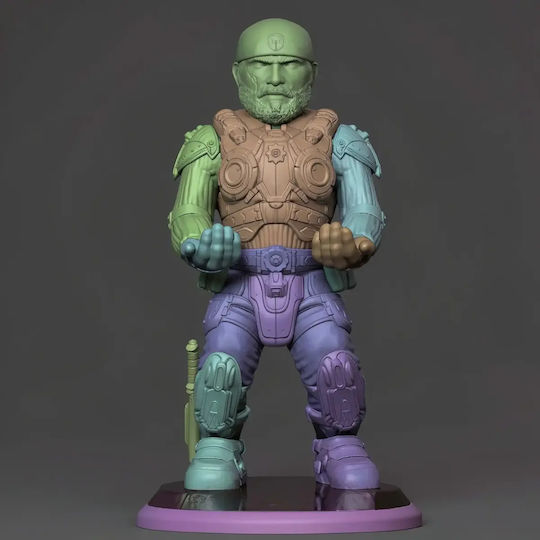 Άβαφη 3d Sammelbare Figur Marcu Fenix Joystick Basis 3d Βάψιμο Diy Δώρο Χρώματα 20 Cm 1:8