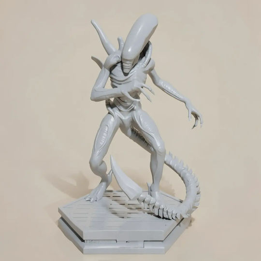Unpainted 3D Figure Xenomorph Alien 3D Painting DIY Gift Colors 20 Cm 1:8