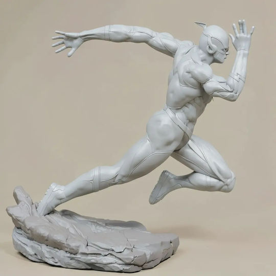 Unpainted 3d Figur Flash Running From Dc Maßstab 1:8 Diy Geschenk Farben 20 Cm