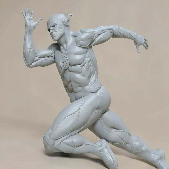 Unpainted 3d Figur Flash Running From Dc Maßstab 1:8 Diy Geschenk Farben 20 Cm