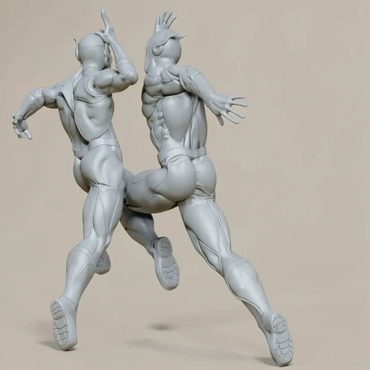 Unpainted 3d Figur Flash Running From Dc Maßstab 1:8 Diy Geschenk Farben 20 Cm