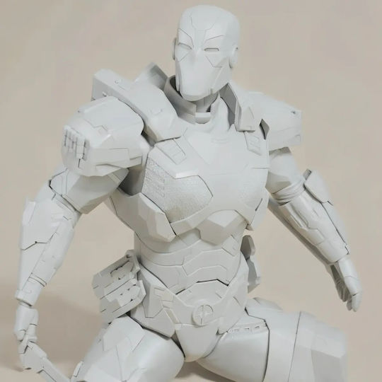 Unpainted 3D Figure Armorized Deadpool 3D Printing Figurine Painting DIY Gift Colors 15.2 Cm 1:12