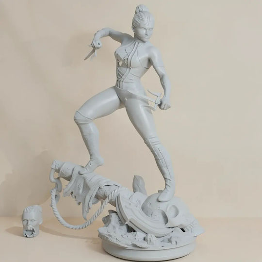 Άβαφη 3D Фигура Mileena От Mortal Kombat Боядисване DIY Подарък Цветове 30 см 1:6