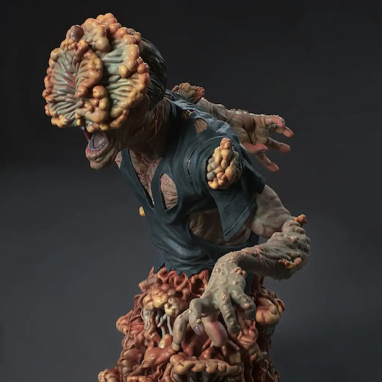 Unpainted 3D Clicker Bust Figure From The Last Of Us Diy Painting Gift Colors 30 Cm 1:6