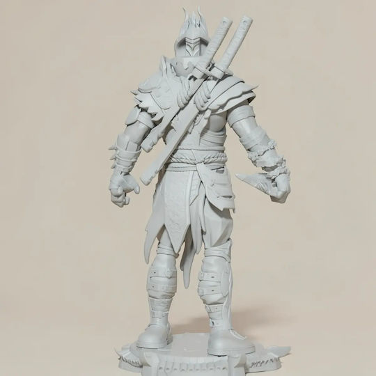 Άβαφη 3D Фигура Scorpion От Mortal Kombat Миниатюра Боядисване DIY Подарък Цветове 15,2 См 1:12