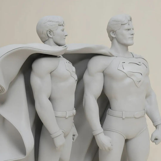 Unpainted 3D Figure Superman Christopher Reeve Painting Diy Gift Colors 20 Cm 1:8
