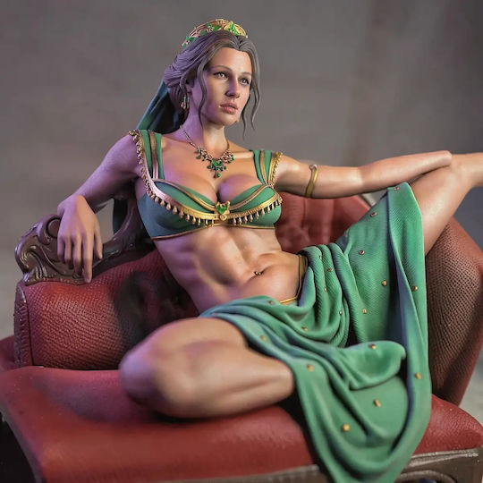 Άβαφη 3d Фигура Jasmine Naomi Scott От Disney Боядисване Diy Подарък Цветове 20 См 1:8