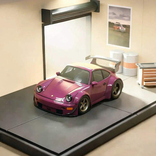 Unbemalte 3d Figur Model Kit Car Porsche 964 Rwb Bemalung Diy Geschenk Farben 30 Cm 1:6