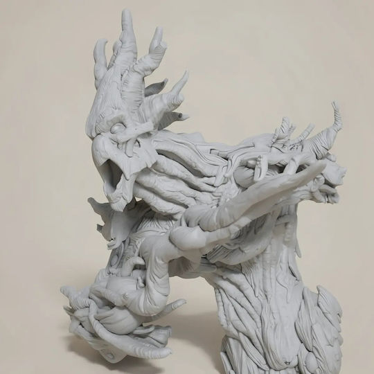 Άβαφη 3d Φιγούρα Groot Comics Bust Βάψιμο Diy Δώρο Χρώματα 20 Cm 1:8