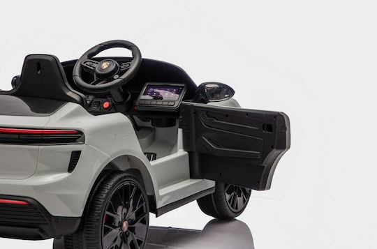 Porsche Macan Turbo 4x4 Doppelsitzer mit Fernbedienung Lizensiert 12 Volt Graue Für 1+ Jahre